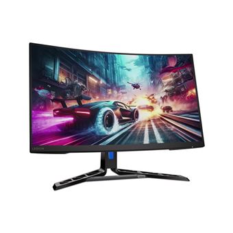 Lenovo Legion R32qc-30 - Écran LED - jeux - incurvé - 32" (31.5" visualisable) - 2560 x 1440 QHD @ 180 Hz - VA - 350 cd/m² - 3000:1 - 0.5 ms - HDMI, DisplayPort - haut-parleurs - noir corbeau