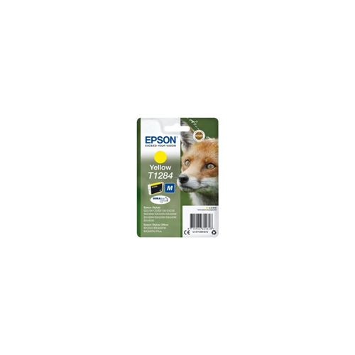 Epson T1284 - 3.5 ml - taille M - jaune - original - blister - cartouche d'encre - pour Stylus S22, SX130, SX230, SX235, SX430, SX435, SX438, SX440, SX445; Stylus Office BX305