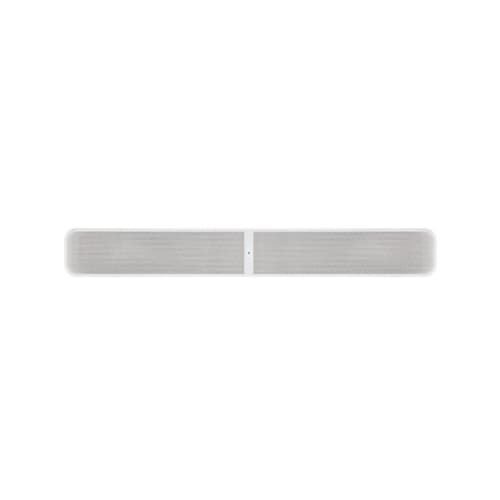 Barre de Son Bluesound PULSE+WHT 120W Montage sur Table Contr&ocirc;le Vocal Wi-Fi Bluetooth Blanc
