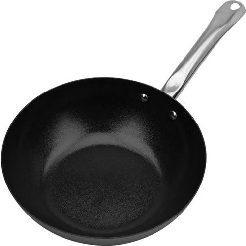 GSW Wok "Avanti" Karbon-Stahl 1 Stk. tlg. Induktion, Ø 28 cm