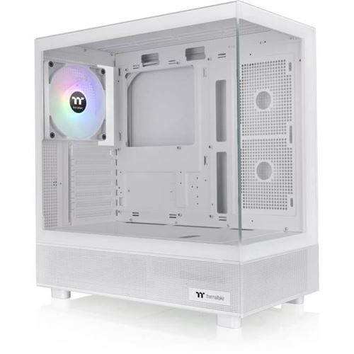 Boîtier Pc - Thermaltake - View 270 Tg Argb Snow (Blanc) - Moyen Tour - Format E-Atx - Sans Alimentation