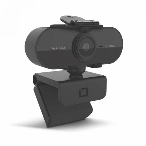 Dicota Noir Webcam Usb Pro Fhd Autofocus, Micro Intégré,Plug&Play Couleur Cache Web Cam Inclus Packaging Retail D31841 - Image 4