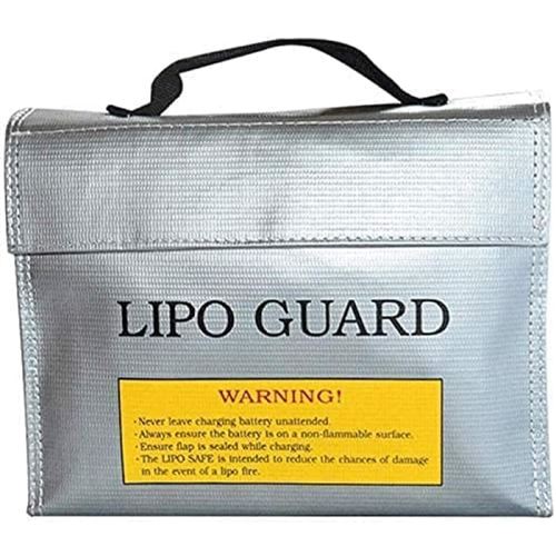 Ignifuge Anti-déflagrant Batterie Garde sécuritaire Protection Sac pour accu LiPo de Charge (Meisure 240 x 64 x 180)