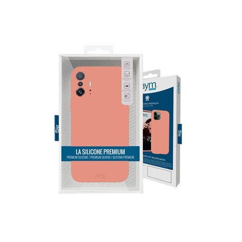 JAYM - Coque Silicone Premium Rose Sable pour Xiaomi 12 Pro -100% Silicone et Microfibre - Renforcée et Ultra Doux