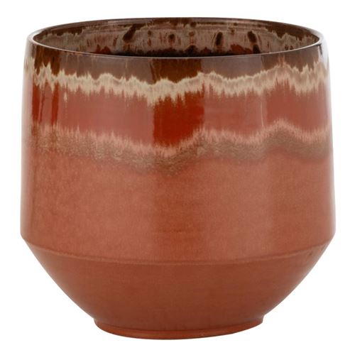 Cache-Pot en Céramique Aline 28cm Rouge