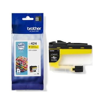Brother LC424Y - Jaune - original - cartouche d'encre - pour Brother DCP-J1200W