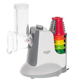 Adler AD 4815 Hachoir électrique Coupe-légumes 5 accessoires Coloris Blanc - 1