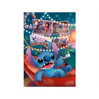 Puzzle adulte stitch angel et lilo - 1000 pieces collection dessin animé + 1 carte tigre - 1