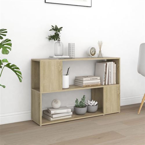 vidaXL Bibliothèque Chêne Sonoma 100x24x63 cm Bois d'ingénierie