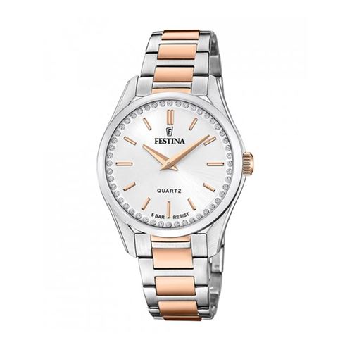 Montre Festina F20620/1 Gris, Bracelet Acier Inoxydable, Femme
