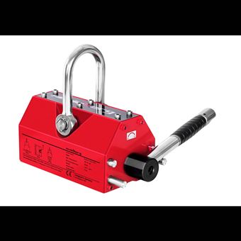 Hefmagneet Kraanmagneet  600 Kg Laadvermogen, 1500 Kg Trekkracht 40 Tot 80 12 Stuks Magneten Handbediende Vorkhefmagneet Lifter Magneetheffer Geel Neodymium Hefmagneetgereedschap P 010980858020