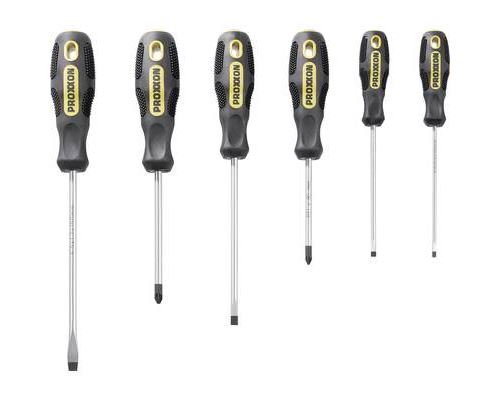 Proxxon Industrial 22606 Flex-Dot Slotted/Pozi Screwdriver Set - 6...