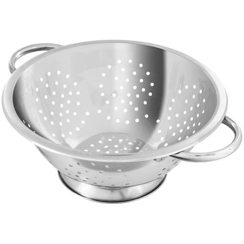 Non Communiqué Gris Passoire Inox 24 Cm Avec Anses Fackelmann