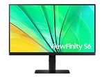 Samsung ViewFinity S6 S24D600EAU - S60UD Series - écran LED - 24" - 2560 x 1440 QHD @ 100 Hz - IPS - 350 cd/m² - 1000:1 - HDR10 - 5 ms - HDMI, DisplayPort - noir