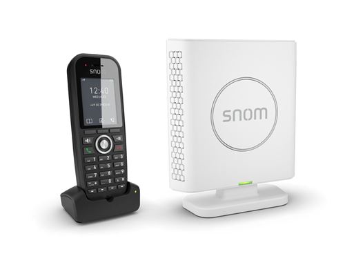 Téléphone DECT Snom M430 avec identification de l appelant Noir, Blanc