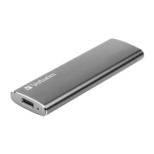 Verbatim Vx500 - SSD - 2 To - externe (portable) - USB 3.2 Gen 2 (USB-C connecteur) - gris sidéral
