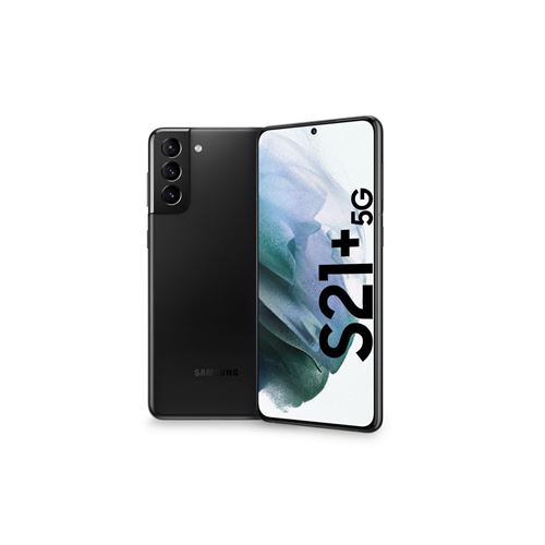 Samsung Galaxy S21+ 5G - 5G smartphone - double SIM - RAM 8 Go / Mémoire interne 256 Go - écran OEL - 6.7"" - 2400 x 1080 pixels (120 Hz) - 3 x caméras arrière 12 MP, 12 MP, 64 MP - front camera 10 MP - noir fantôme État correct - N/A reconditionné disponible sur Fnac