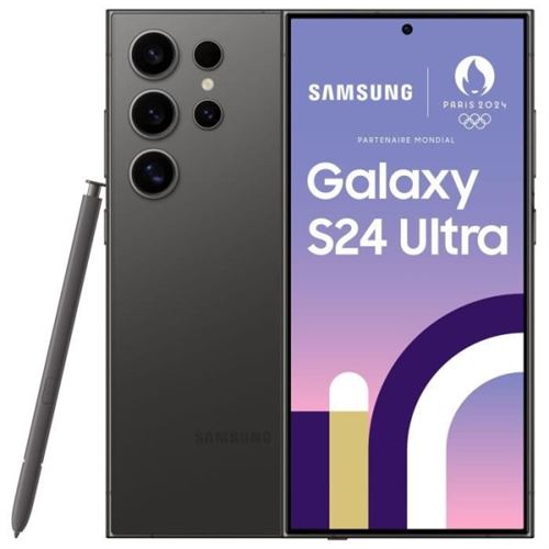 Smartphone Telephone Samsung Gala y S24 Ultra 512 Go Noir