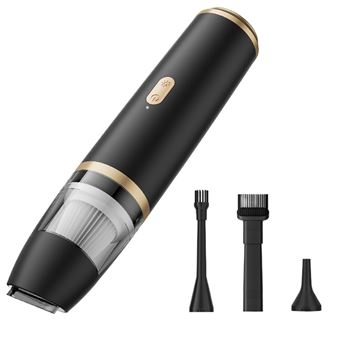 Preisku aspirateur portable 2 en 1 Collecteur de poussière et souffleur d'air sans fil 15000PA-noir - 1