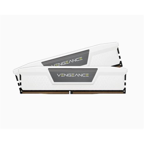 CORSAIR Vengeance - DDR5 - kit - 32 Go + 2 x 16 Go - DIMM 288 broches - 5200 MHz / PC5-41600 - CL40 - 1.25 V - blanc