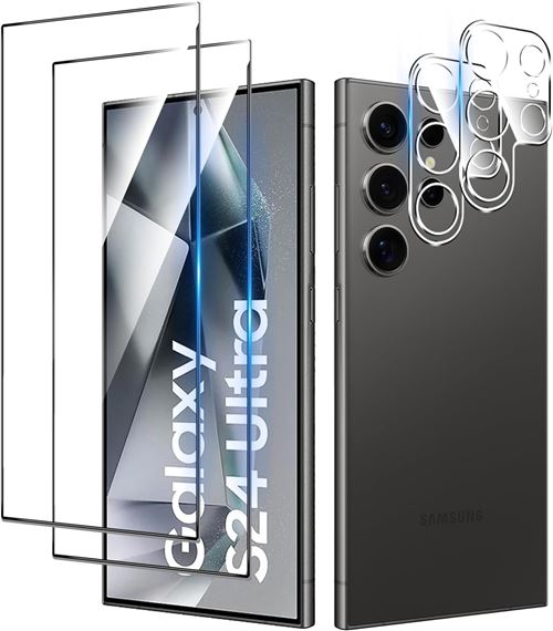 Verres Trempes et Protections Camera Arriere Transparent X2 Pour Samsung Galaxy S24 Ultra Little Boutik©