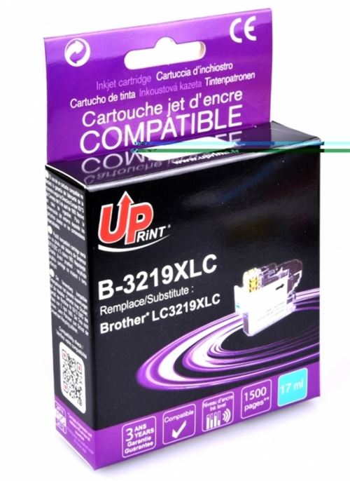 UPrint B-3219XLC - 17 ml - cyan - compatible - cartouche d'encre - pour Brother MFC-J5330, J5335, J5730, J5930, J6530, J6935; Business Smart Pro MFC-J6930