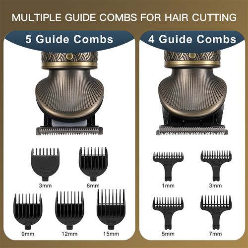 Tondeuse Barbe/cheveux 7 En 1 SURKER - Couleur Or - Tondeuse De Précision Pour Hommes - Neuf Sous Blister