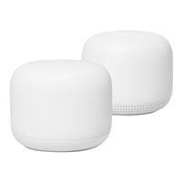 Pack de 2 routeurs Google Nest Wifi Bi-bande Blanc
