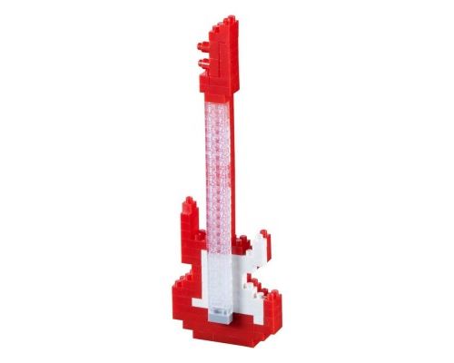 Brixies - 410120 - jeu de construction 3d-motif - guitare électrique rouge