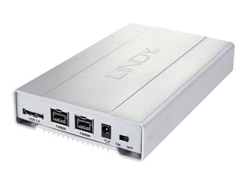 Lindy - Boitier externe - 2.5" - SATA 6Gb/s - FireWire 800, USB 3.0