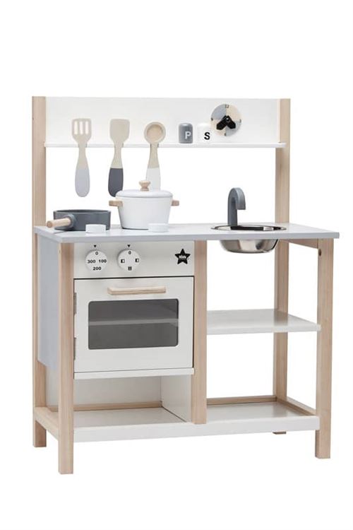 Cuisine en bois blanc Kid's Concept