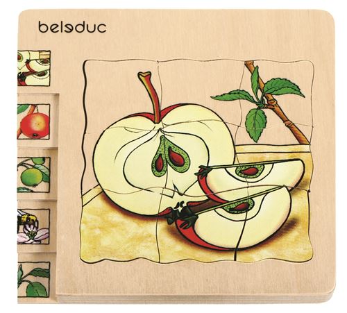 beleduc puzzle couche pomme 14,5 cm 30 pièces