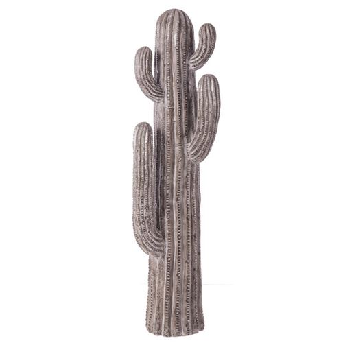 Figure décorative d'extérieur cactus gris 4 bras CANICO