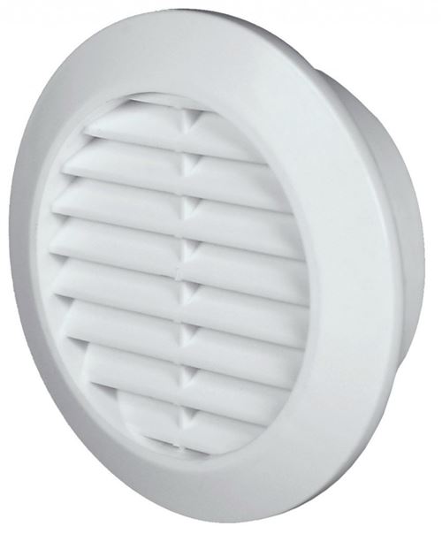Non Communiqué Blanc 70Mm Diamètre Trou Porte Ronair Évent - Image 1