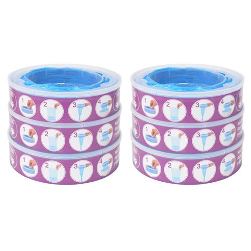 vidaXL Cassettes de recharge pour Angelcare Diaper Genie 6 pcs