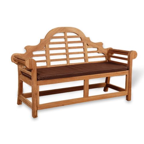 Coussin chocolat pour banc Marlborough