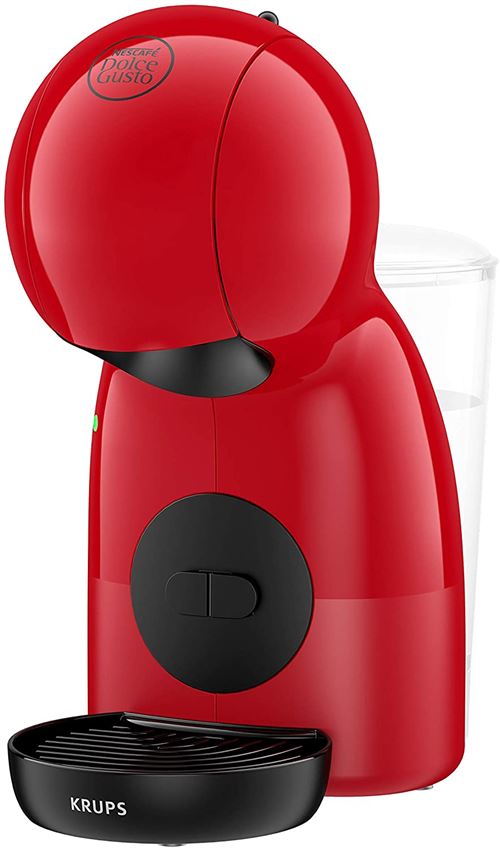 Krups Piccolo KP1A05 Machine à Café Dolce Gusto 15 Bars - Rouge/Noire Avec Capsules, Compacte Et Polyvalente