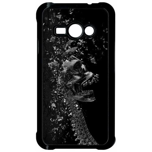 Coque Samsung Galaxy J1 Ace Squelette Verre Bris