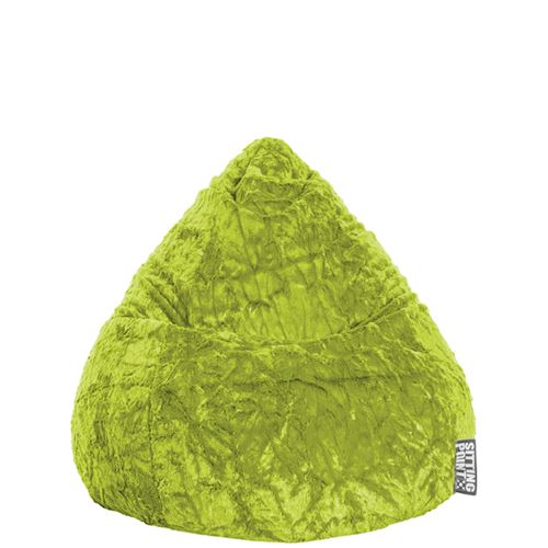 Pouf Fluffy L vert anis