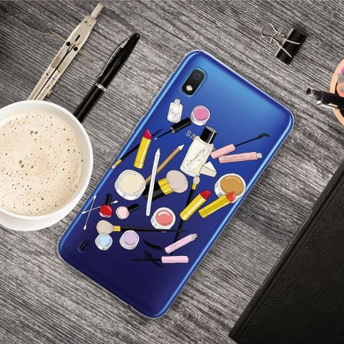 Coque en TPU impression de motifs clair maquillages pour votre Samsung Galaxy A10