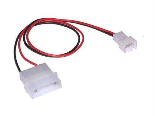 Intos Electronic Ag - Câble d'alimentation de ventilateur - 4 broches vers 3 broches 7V - Image 2