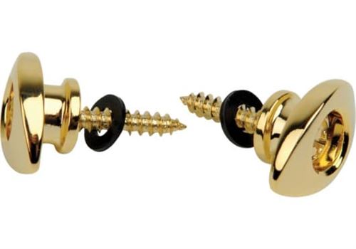 2 Attache-Courroies Planet Waves EEP302 Elliptique Gold