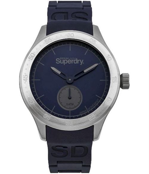 Superdry Montre Homme SYG212U Bleu