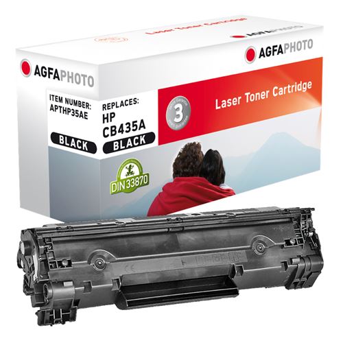 AgfaPhoto - Cartouche de toner (remplace HP 35A) - 1 x noir - 1500 pages