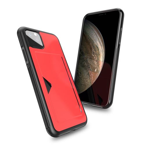 Coque en cuir avec multi fente pour Apple iPhone 11 Pro Max 6.5 - Rouge