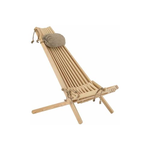 Ecofurn - Chilienne bois EcoChair (coussin offert) Mélèze