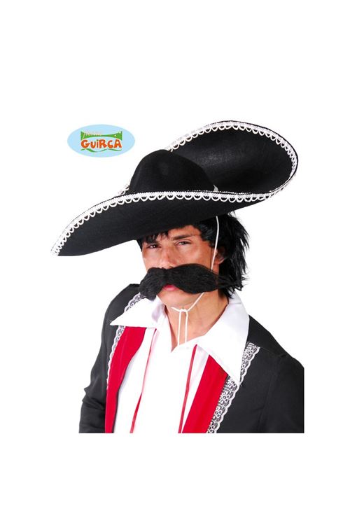 Chapeau mexicain noir