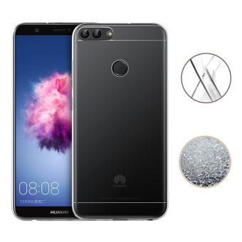 Coque Souple Transparente Imprimée Triangles Pour Huawei P Smart - Modèle Novago En Silicone