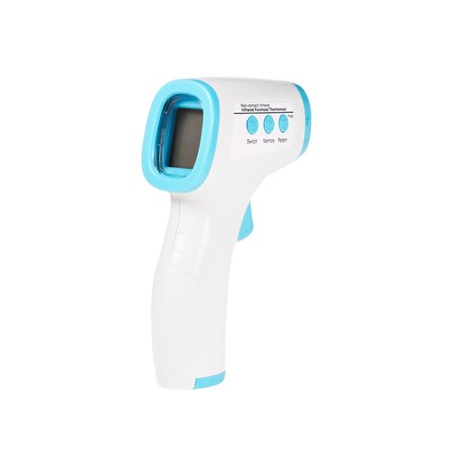 Thermomètre auriculaire frontal temporel infrarouge numérique pour bébés enfants - Bleu