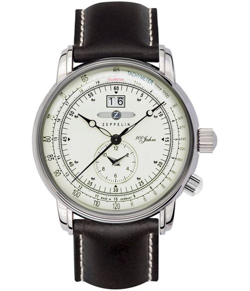 Dual Time Montre pour Hommes Zeppelin 100 Jahre Zeppelin - 8640-3